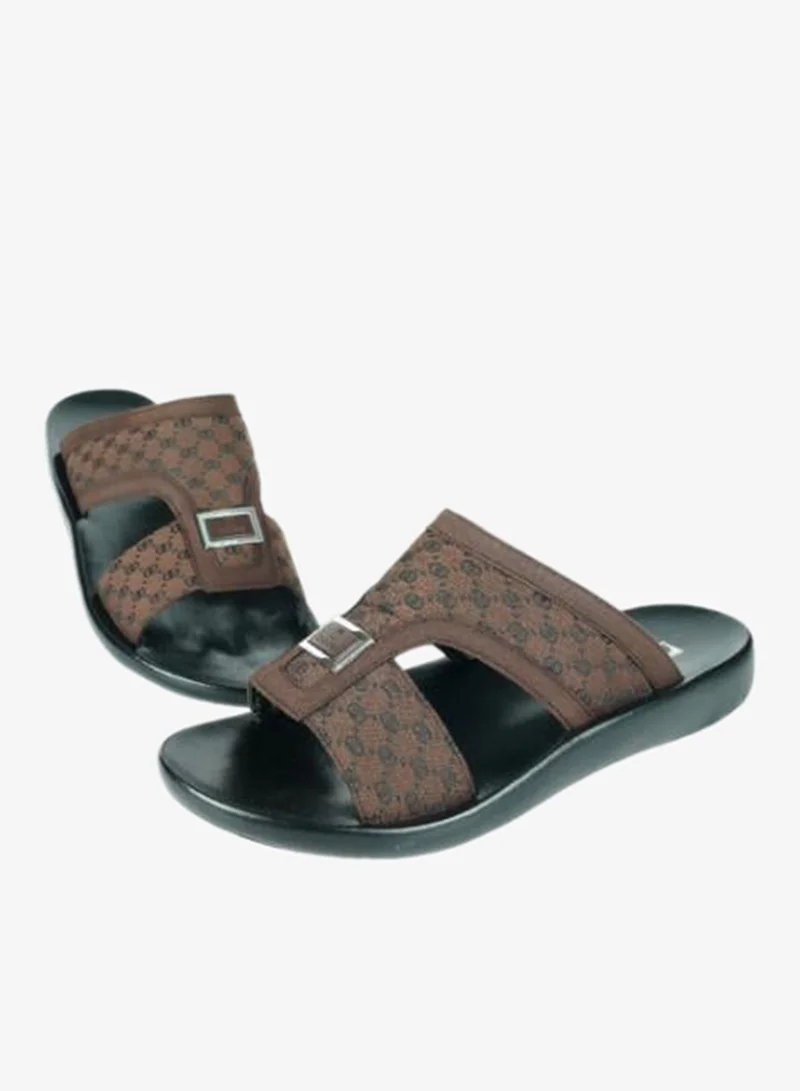 Barjeel Uno Brown 008-3563 Barjeel Mens Arabic Sandals 63102 Brown for Men | Best Price UAE