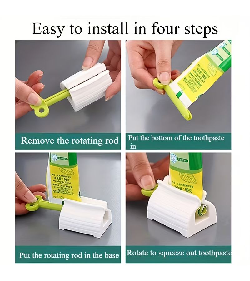 5pcs Manual Toothpaste Squeezer Set Clamp Style Press Dispenser Random Color - Image 4