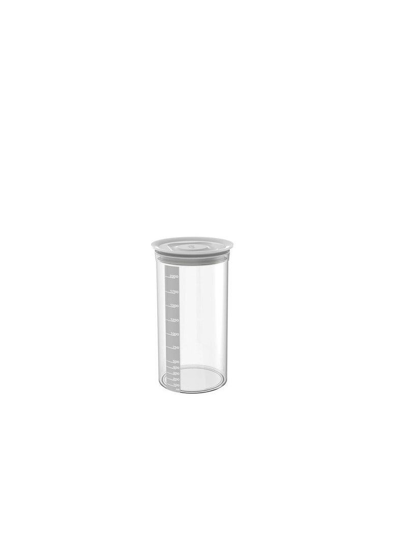 Biesse Plastic Round airtight storage with graduated scale 1.750L - Image 2
