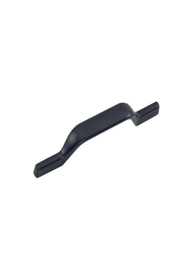 Atom 5.6 inches Zinc Cabinet Pull Handle | Black Matt Finish | Office Wardrobe Furniture Kitchen Drawer Push Bar, 207, Pack of 2 - Image 3