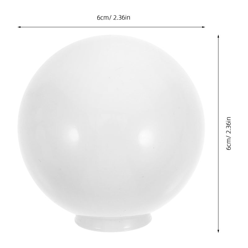 6pcs Anti Fog Light Diffuser for Bulbs Shaped Lampshade for Light Distribution White Globe Cover Round Light Diffuser - Image 4