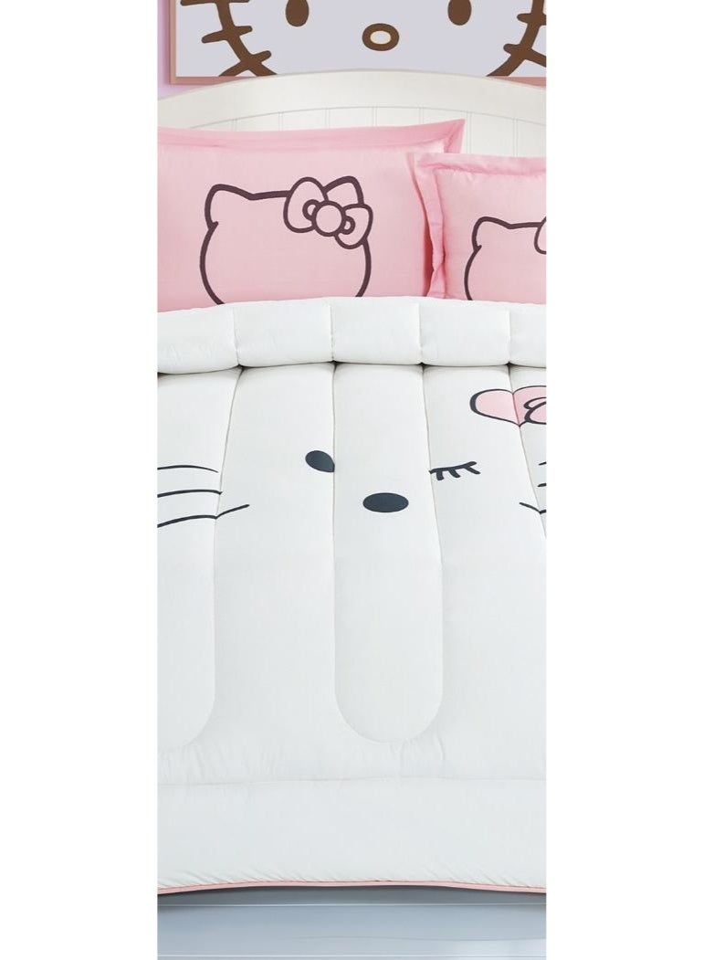 Gernetic Single and a half bed sheet with filling, 4-piece reversible cartoon printed comforter set, for your child's comfort - Image 3