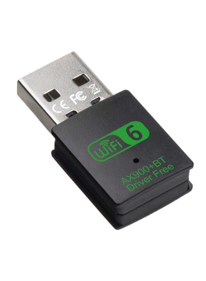 SUPER SO USB WiFi Bluetooth Adapter, 900Mbps Dual Band 2.4/5Ghz Wireless Network External Receiver, Mini WiFi Dongle for PC/Laptop/Desktop - Image 1