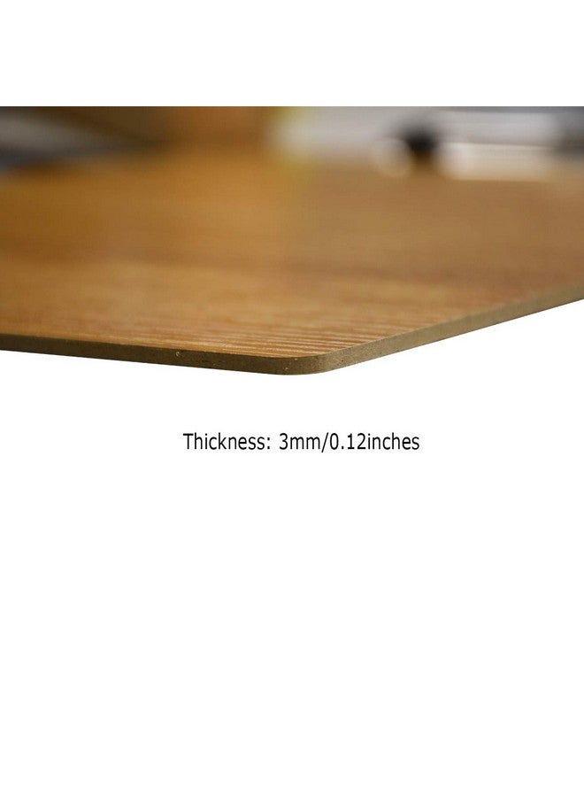 enyuwlcm Wooden Clipboard Durable Mdf Clipboard A4 Letter Size For Office Low Profile Clip 2 Packs Brown - Image 5