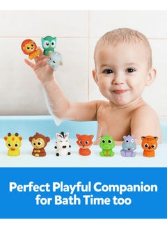 Coogam Coogam Fine Motor Skill Toys for Toddlers, 10pcs Surprise Animals Finger Puppets Treasure with Number Locks, Matching Color Sorting Pirate Hunt Game, Learning Montessori Gift for 3 4 5 Year Old  - Image 5
