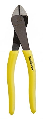 Southwire - 58289440 Tools & Equipment DCP8D 8-Inch High-Leverage Diagonal Cutting Pliers with Dipped Handles - Image 1