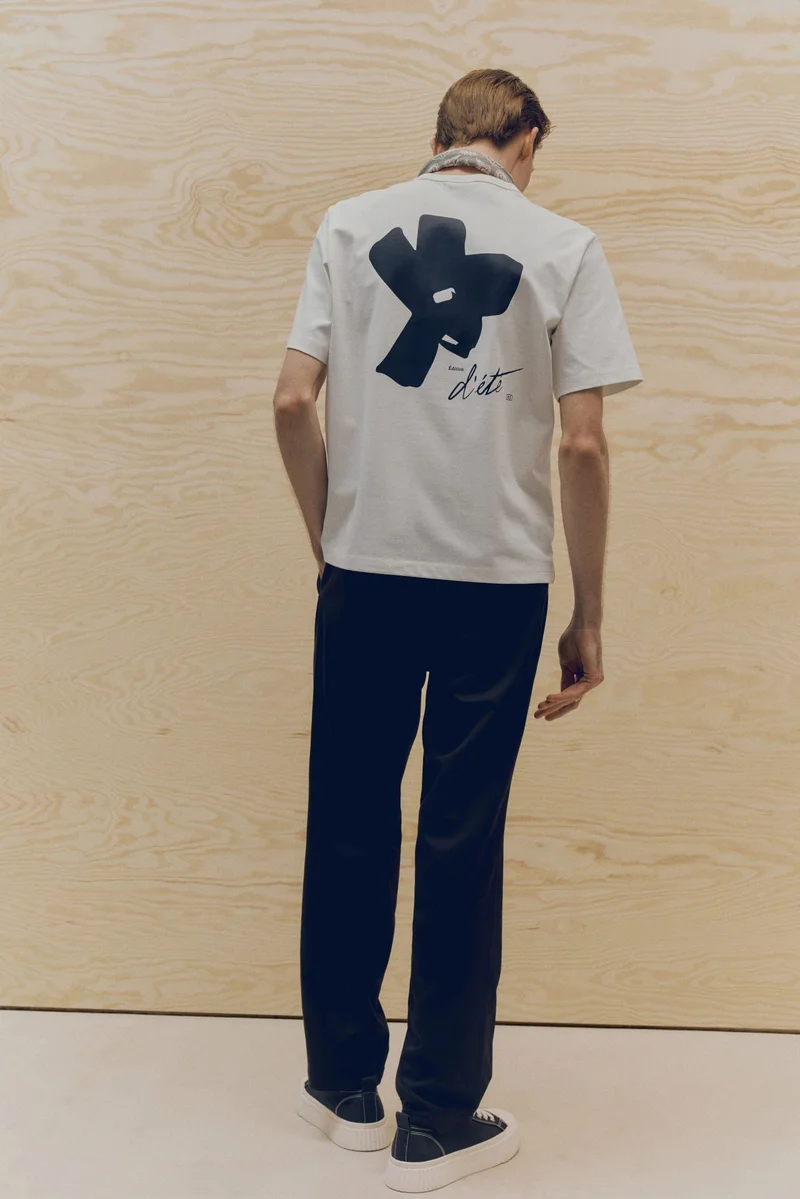 اتش اند ام تيشيرت كول ماكس بقصة عادية