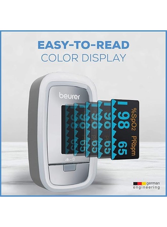 Beurer pulse oximeter with heart rate monitor - po30 - Image 4