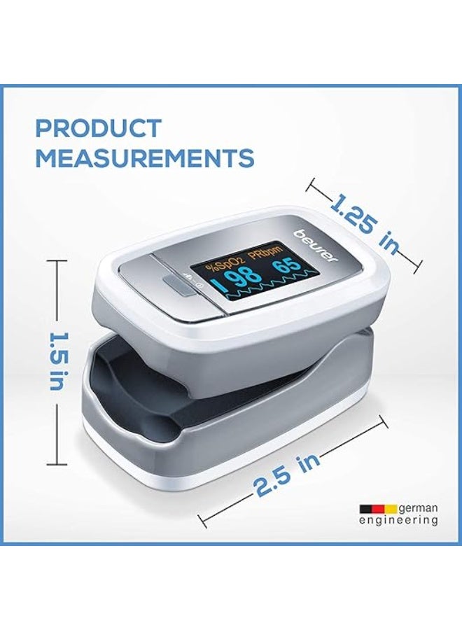 Beurer pulse oximeter with heart rate monitor - po30 - Image 5