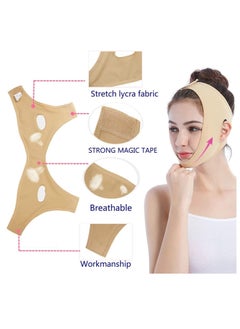 Y&D Facial Slimming Strap, Face Lifting Belt Pain-Free Anti Wrinkle Band, Double Chin Reducer Bandage, Breathable Ultra-thin Soft Remover, V Mask Partner  - Image 4