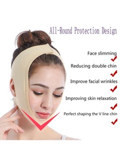 Y&D Facial Slimming Strap, Face Lifting Belt Pain-Free Anti Wrinkle Band, Double Chin Reducer Bandage, Breathable Ultra-thin Soft Remover, V Mask Partner  - Image 3