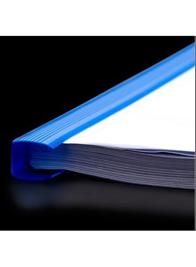 AKAHA Plastic File Folder 10mm Sliding Bar Report Covers, 20C, 40 Sheet Capacity, Transparent Resume Presentation File Folders Organizer Binder for A4 Size Paper, 20 Pcs - Image 3