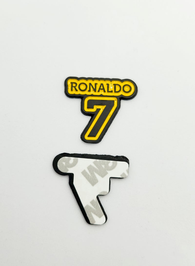 Acnor Ronaldo 7 mobile Sticker - Premium Quality Metal for Mobile, Cars, Laptops, and Accessories - Image 2