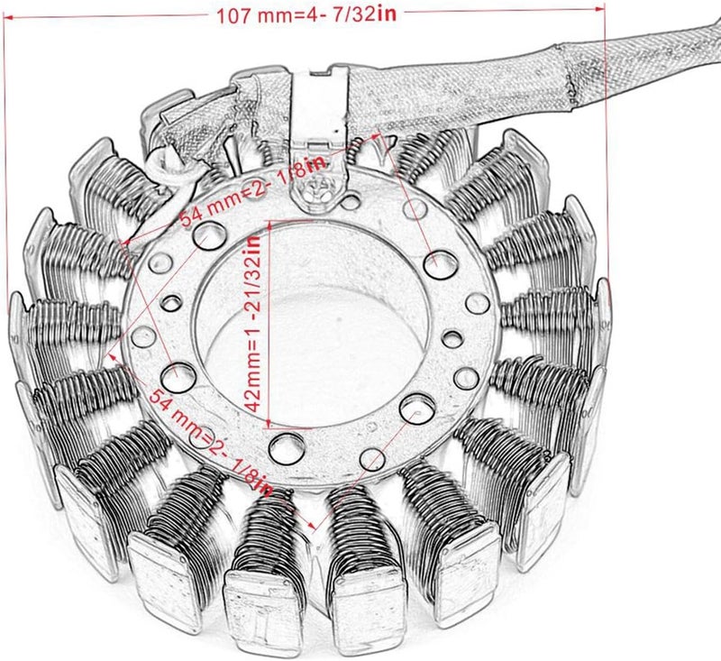 Wivplex ملف مولد الدراجة النارية ويفبلكس لطراز CB900F هورنت - Image 2