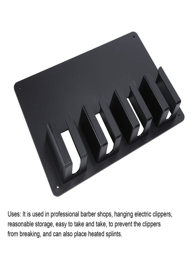 Agatige Hair Clipper Holder, Wall Mount Hair Clipper Storage Rack Large Storage Space Display Rack for Home Hair Salon - Image 2