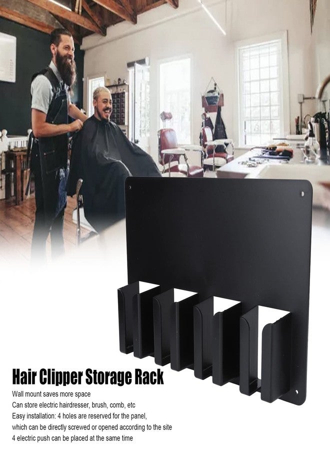 Agatige Hair Clipper Holder, Wall Mount Hair Clipper Storage Rack Large Storage Space Display Rack for Home Hair Salon - Image 3