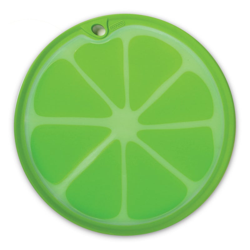 Dexas Citrus Slice Cutting BoardServing Board 9 inches Lime