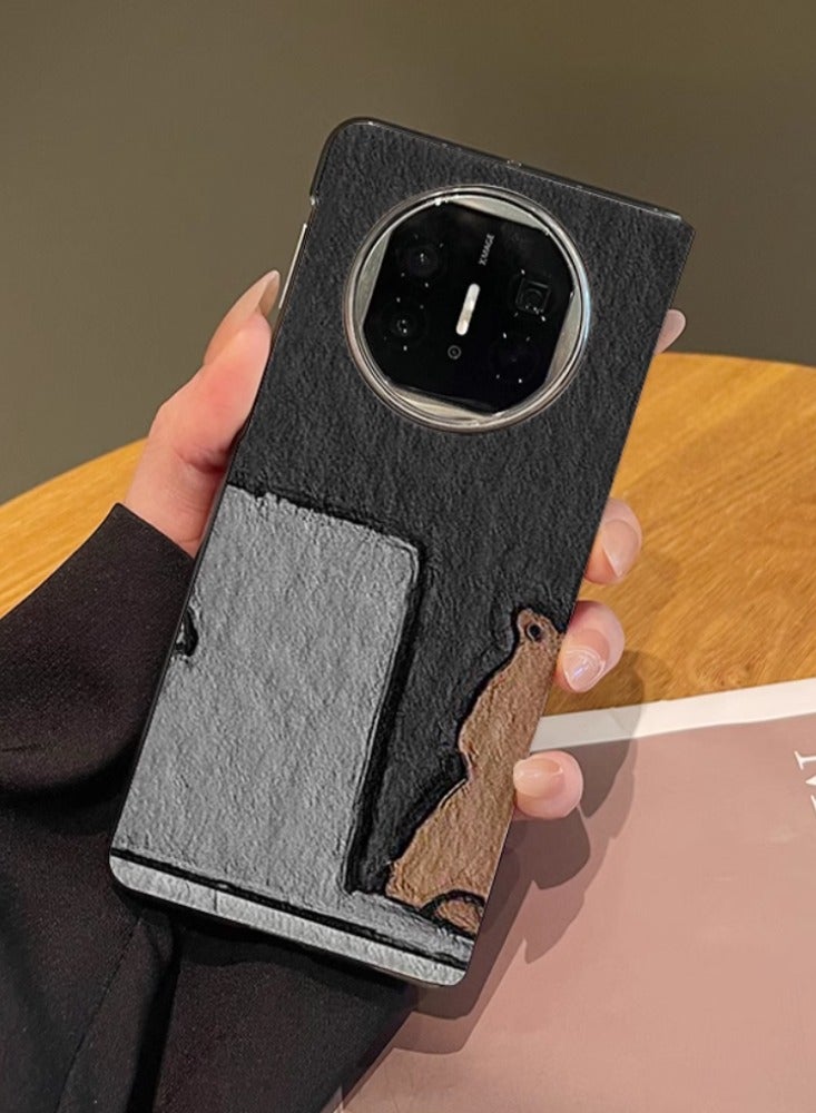 Huawei Matex3 Phone Case New Capybara Work Capybara All Inclusive Flip Leather Case - Image 3