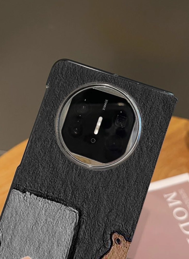 Huawei Matex3 Phone Case New Capybara Work Capybara All Inclusive Flip Leather Case - Image 4