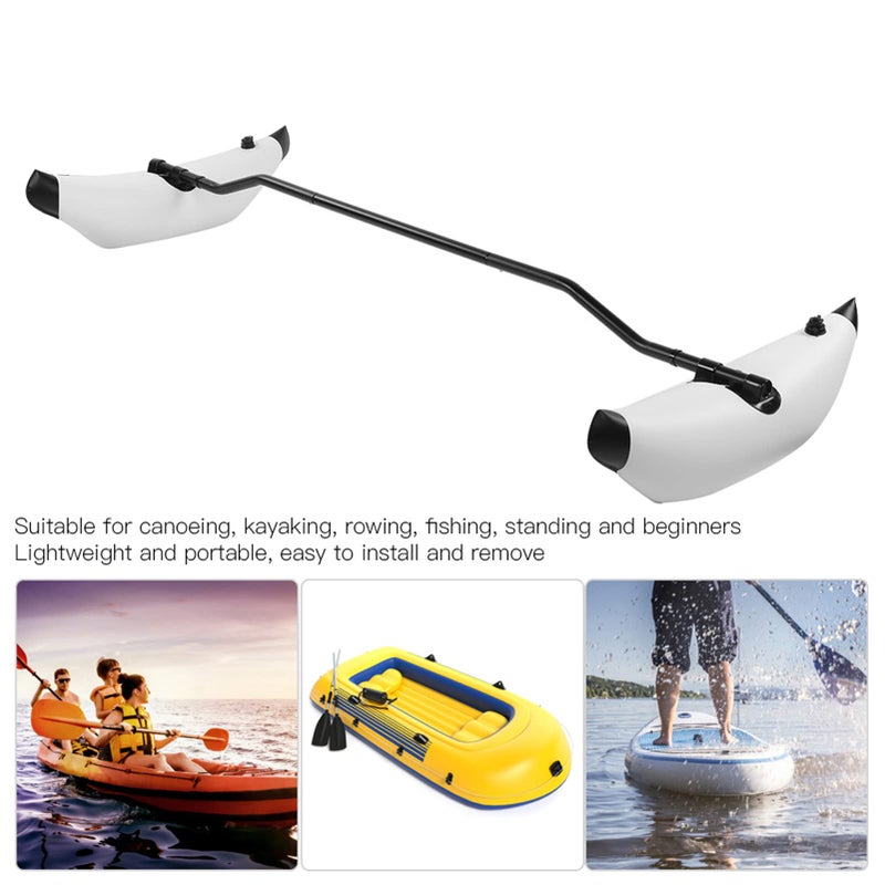 DAUERHAFT Kayak Outrigger Stabilizer , Portable PVC Higher Stability Kayak Outrigger Kit , Three Colours to Choose Inflatable Kayak Stabilizer , Easy to Install , for Floating Balancing Boat - Image 3