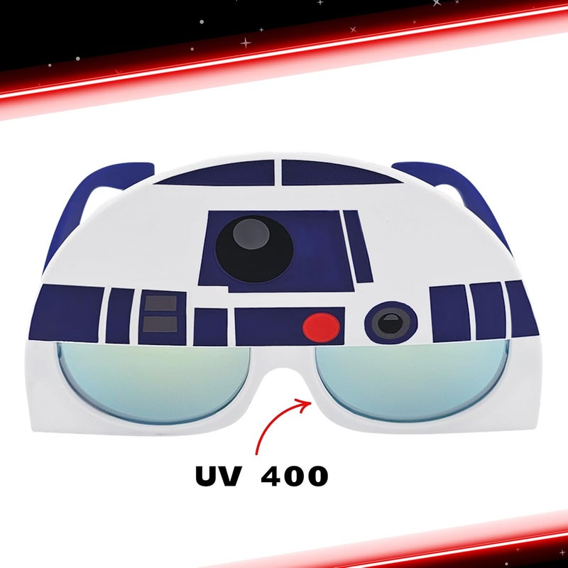 Sun-Staches Star Wars Sunglasses | Official Darth Vader, Stormtrooper, Mandalorian, Grogu Costume Accessories | UV 400 | Fits Most Adults - Image 2