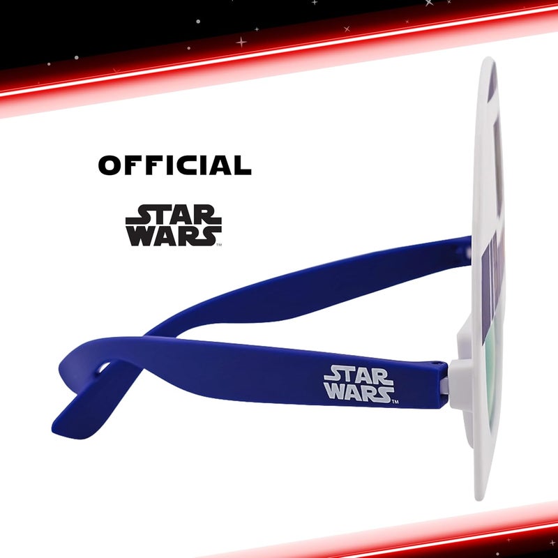 Sun-Staches Star Wars Sunglasses | Official Darth Vader, Stormtrooper, Mandalorian, Grogu Costume Accessories | UV 400 | Fits Most Adults - Image 4