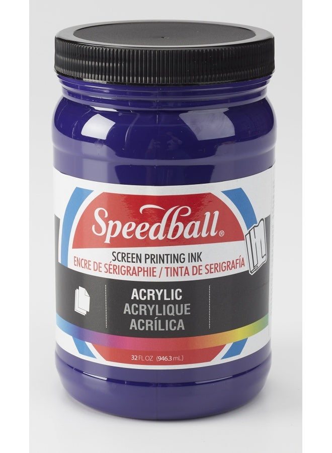 Speedball 004650 Acrylic Screen Printing Ink 32 fl oz Violet - Image 2