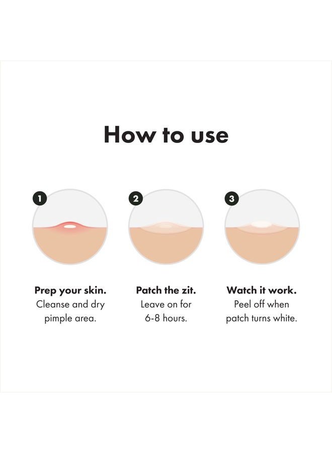 Mighty Patch ™ Invisible+ Patch – The Barely-There Daytime Hydrocolloid Acne Pimple Patch for Covering Zits and Blemishes, Tapered Edges Designed to Blend Into Skin (72ct) - Image 4
