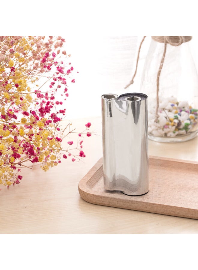 ديلي Deli (deli) 110mm*70m طابعة الباركود الحرارية النقل طابعة الملصقات غير اللاصقة شريط الطباعة شريط شمعي عالمي معزز 81505 (لفة واحدة) - Image 2