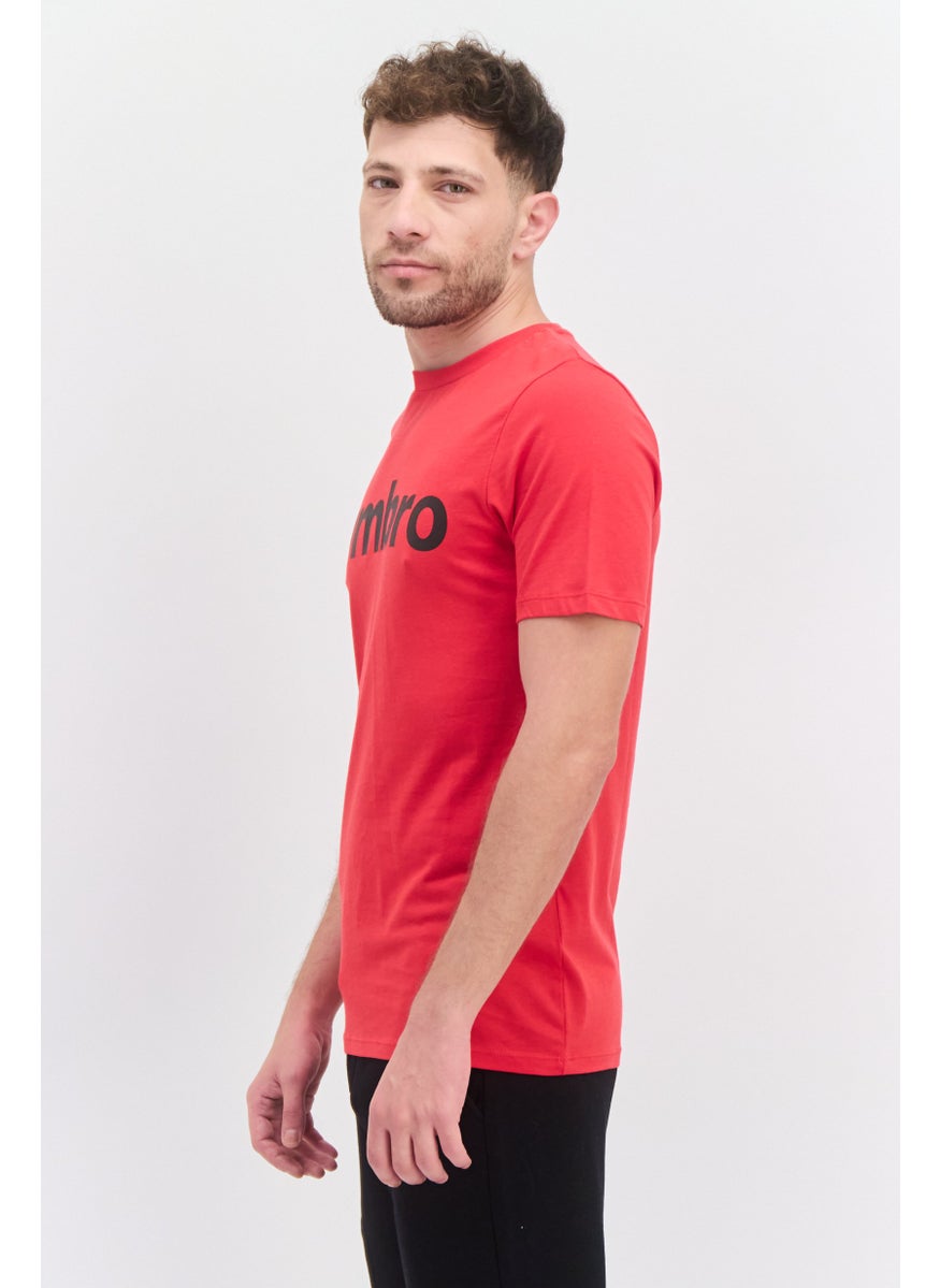 Men Sportswear Fit Short sleeves Brand Logo Training T-Shirt, Red - pzsku/ZA677080672A5E14BB8E4Z/45/_/1737642991/8d38c5a5-08ac-418b-b5b0-19721660e09b