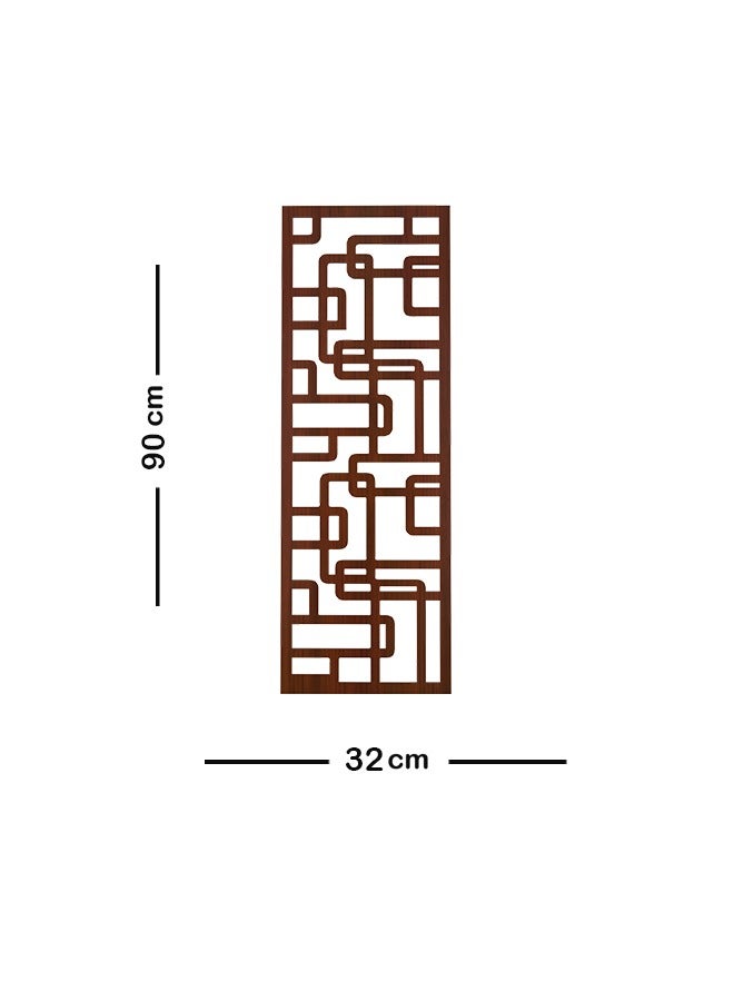 Marktna Decorative Wooden Sculpture with an Abstract Design, Size 32x90 cm - Image 3