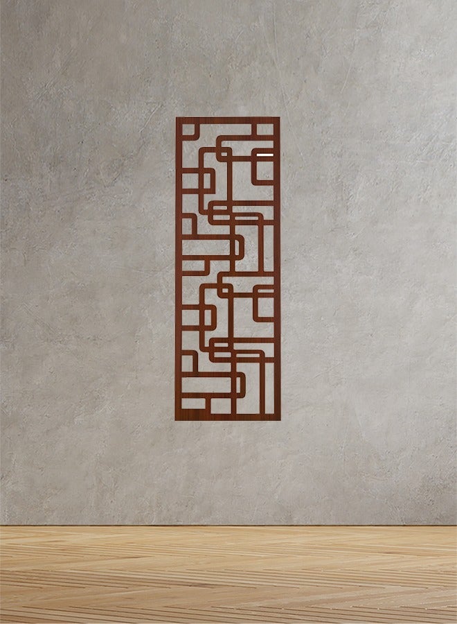 Marktna Decorative Wooden Sculpture with an Abstract Design, Size 32x90 cm - Image 1