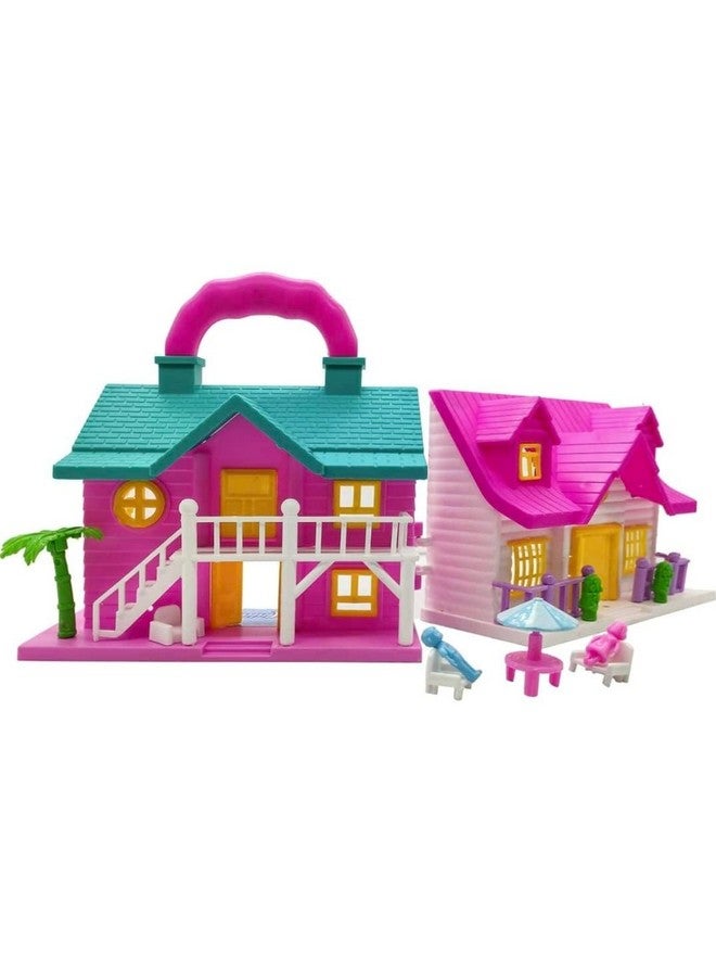 بيبي جو مجموعة بيت الدمية "دريم فاني هاوس" من بيبي جو، للأولاد والبنات | مجموعة ألعاب تظاهرية | متعددة الألوان، صنع في الهند (مجموعة بيت الدمية من ١٩ قطعة) - Image 2