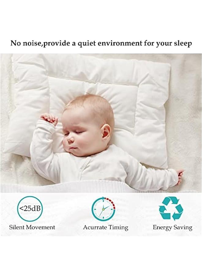 Clock Mechanism Replacement,Quartz Battery Operated Movement Silent DIY Wall Clock Repair Parts Replacement Shaft Lengths 16mm(41/64inch) - Image 4