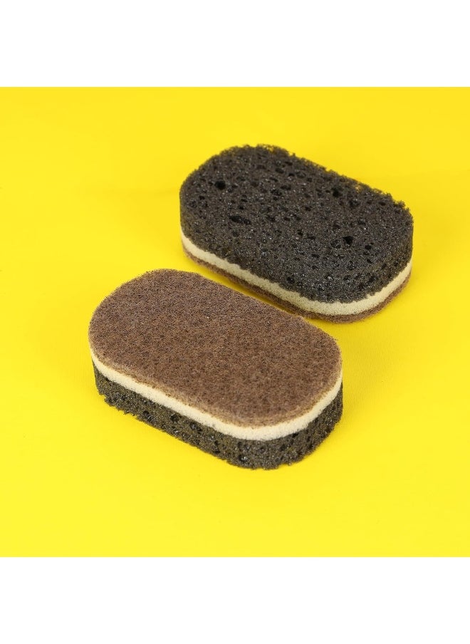 DELCASA Delcasa DC3015 Multipurpose Kitchen Sponge Scrubber 2-Pieces  - Image 1