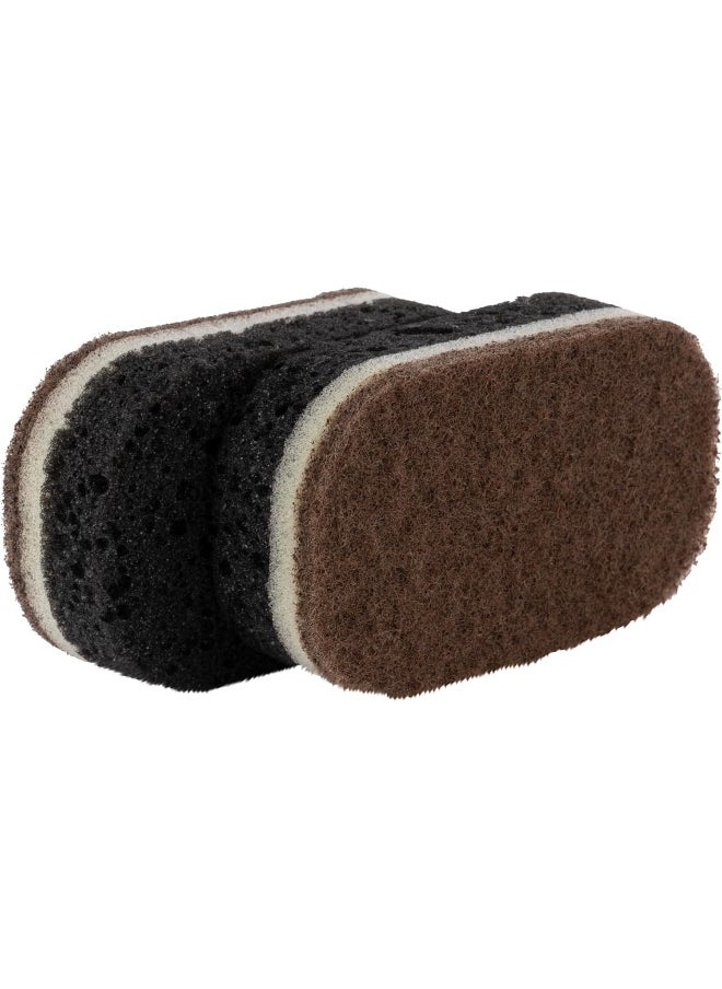 DELCASA Delcasa DC3015 Multipurpose Kitchen Sponge Scrubber 2-Pieces  - Image 2