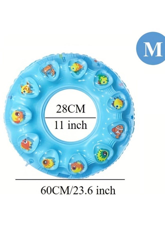 general On Behalf Of The Label Children's Swimming Ring Color Double Inflatable Airbag Thickened Cartoon Cute Swimming Ring Wholesale-Outer Diameter After Inflation:S—#60-Inside Diameter After Inflation:Ora - Image 3