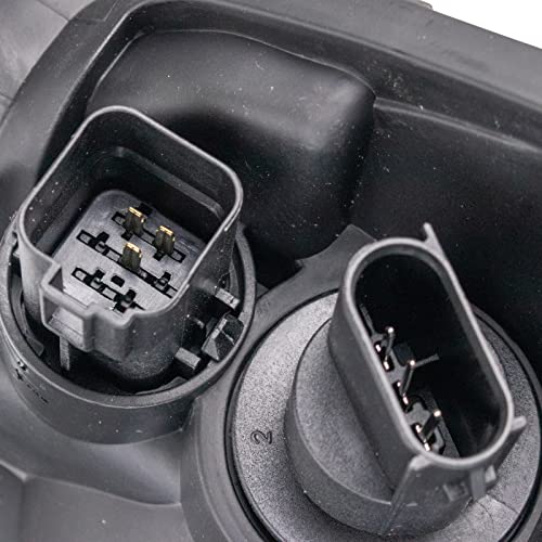 TRQ Driver & Passenger Side Headlight Assembly Set Headlights Driver & Passenger Side Compatible with 2005-2007 Ford Escape FO2518102 FO2519102 - Image 4