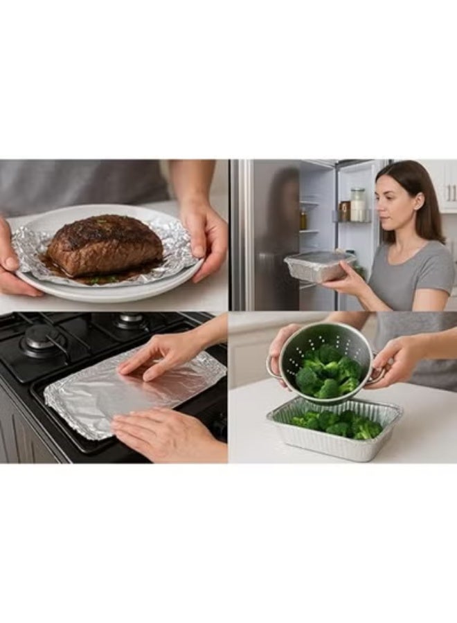 High-quality aluminum foil - heat-resistant and versatile - 30 meters - Image 2