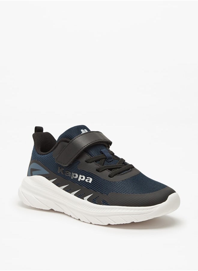 Kappa Boys' Mesh Sports Shoes with Hook and Loop Closure  - Image 1