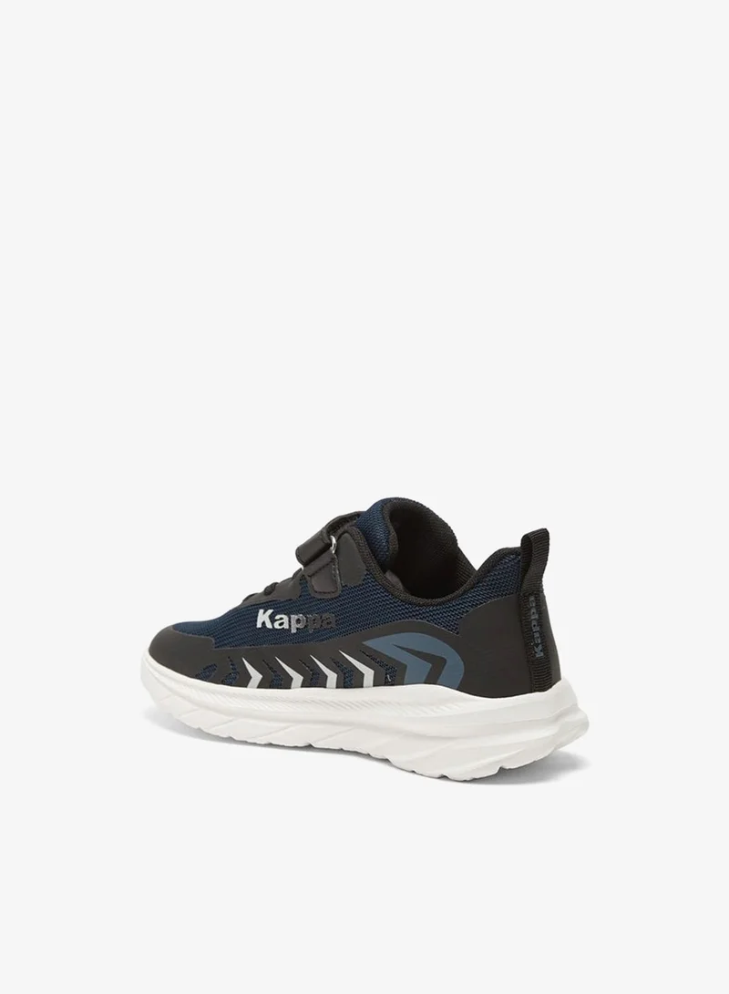 Kappa Boys' Mesh Sports Shoes with Hook and Loop Closure