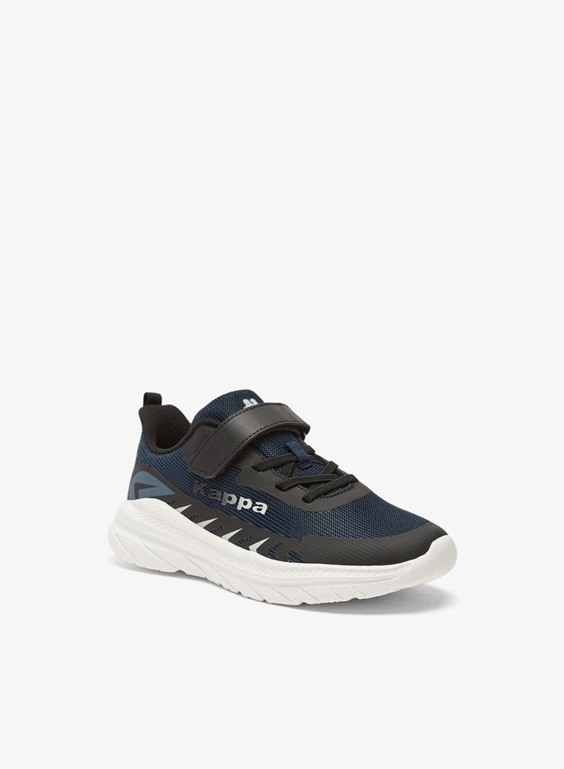 Kappa Boys' Mesh Sports Shoes with Hook and Loop Closure - Image 1