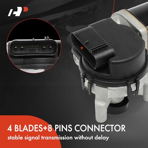 A-Premium Front Windshield Wiper Motor Compatible with Ford Expedition 2007 Sport Utility, F-250/F-350/F-450/F-550 Super Duty 2008-2010 Pickup, F650/F750 2008-2011 Base Straight Truck, 4+8 Pins - Image 5