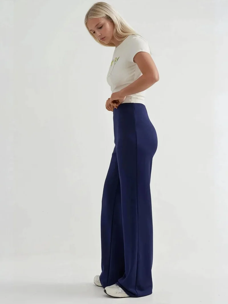 HICCUP Relaxed Fit Modal Touch Straight Leg Sweatpants