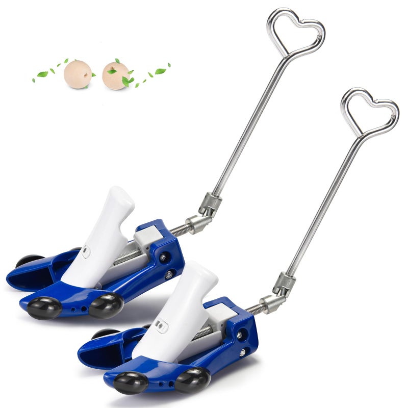 RIRPUAE Boot Stretchers for Cowboy Boots Thick Wide Feet, Adjustable Men Women Shoe High Instep & Width Toe Box Expander (Blue, Men 7.5-13) - Image 1