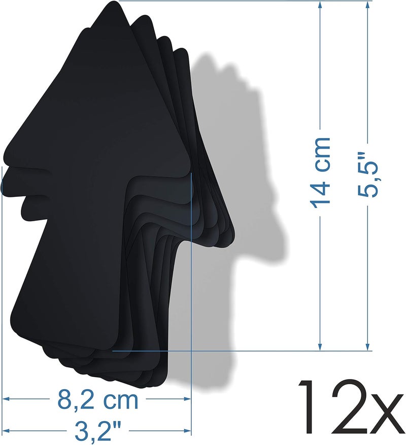 imaggge.com 12 Arrows – Black – Signage and Orientation Stickers – Indoor and Outdoor – Directions, Arrow Path, Directions - Image 2