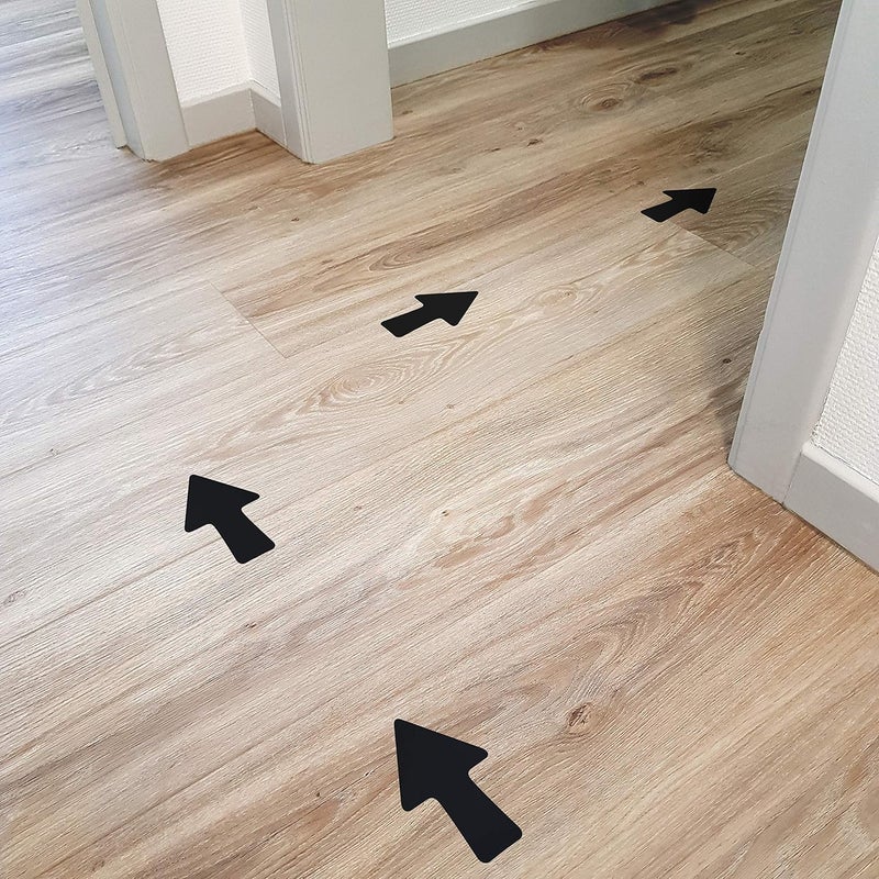 imaggge.com 12 Arrows – Black – Signage and Orientation Stickers – Indoor and Outdoor – Directions, Arrow Path, Directions - Image 4