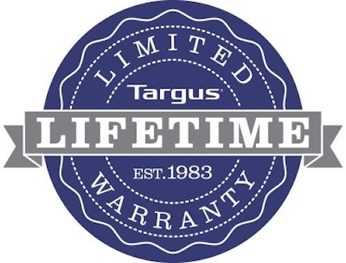 Targus Neoprene Slipcase Sleeve with Shoulder Strap for 17-Inch Laptops, Black with Blue Accents (CVR217) - Image 4