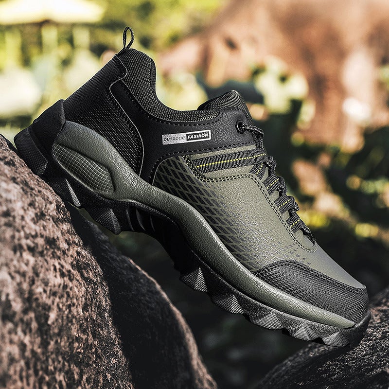 2025 Autumn New Men'S Sports Shoes Fashion Trendy Casual Shoes Outdoor Hiking Shoes Thick Sole Large Size Men'S Shoes - Image 1