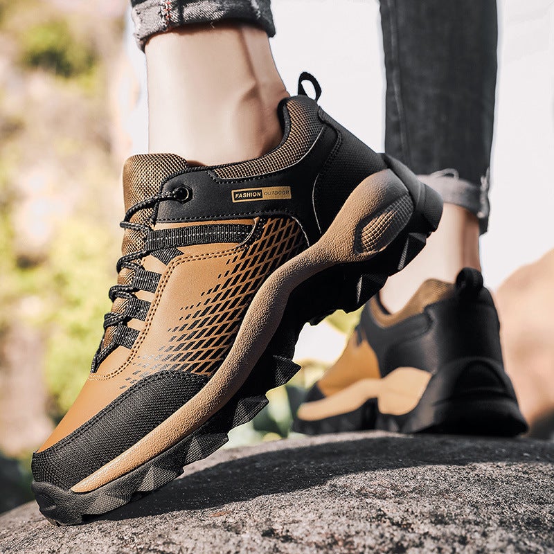 2025 Autumn New Men'S Sports Shoes Fashion Trendy Casual Shoes Outdoor Hiking Shoes Thick Sole Large Size Men'S Shoes - Image 2